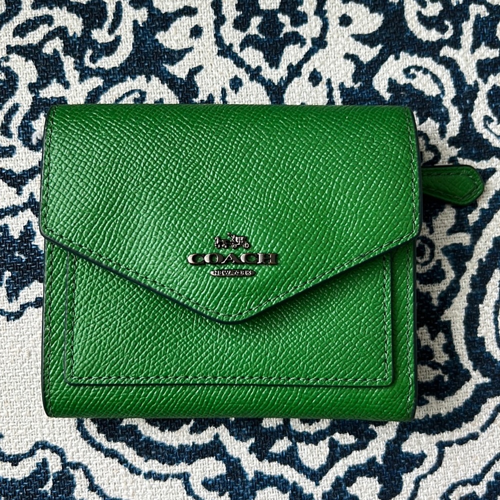 Coach Small Green Wallet